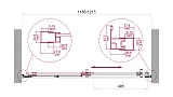 Душевая дверь BelBagno LUCE LUCE-BF-1-120-C-Cr фото 6