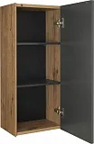 Шкаф-пенал Акватон Сохо 35x80 см тёмное дерево / серый 1A258403AJA00 правый фото 2