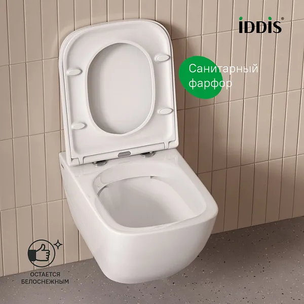 Унитаз Iddis Torr TORRDSEi25 подвесной безободковый с сиденьем микролифт фото 6