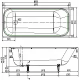 Чугунная ванна Wotte Start 170х75 БП-э0001105 фото 2