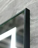 Зеркало BelBagno Kraft 50x90 SPC-KRAFT-500-900-LED-TCH-WARM-NERO с подсветкой фото 6