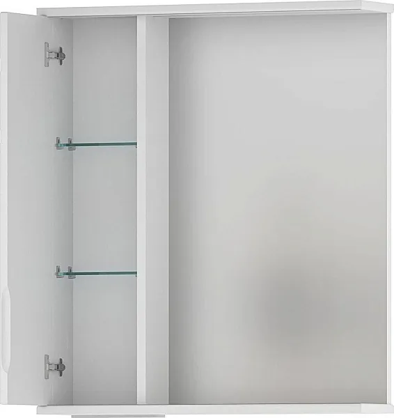 Зеркало Volna Adel 60x70 zsADEL60.L-01 левое с полочкой и подсветкой фото 2