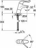 Смеситель Grohe Euroeco Special 32790000 для раковины фото 2