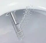 Крышка-сиденье Duravit DuraStyle Senso Wash 610200002000300 с микролифтом, петли хром, функция биде фото 6