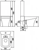 Бачок для унитаза Creavit Sorti SR410-00CB00E-0000 фото 3
