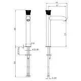 Смеситель для раковины PAINI Domus 18PJ205PZLL фото 8