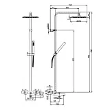 Душевая стойка PAINI Cox 78CR687TH фото 4