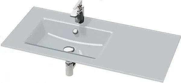 Раковина-столешница Jacob Delafon Vox 101 см EB2102-DD1 левая фото 1
