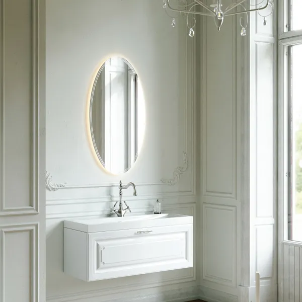 Зеркало Aqwella Orion 55x100 OR0255H с подсветкой фото 1