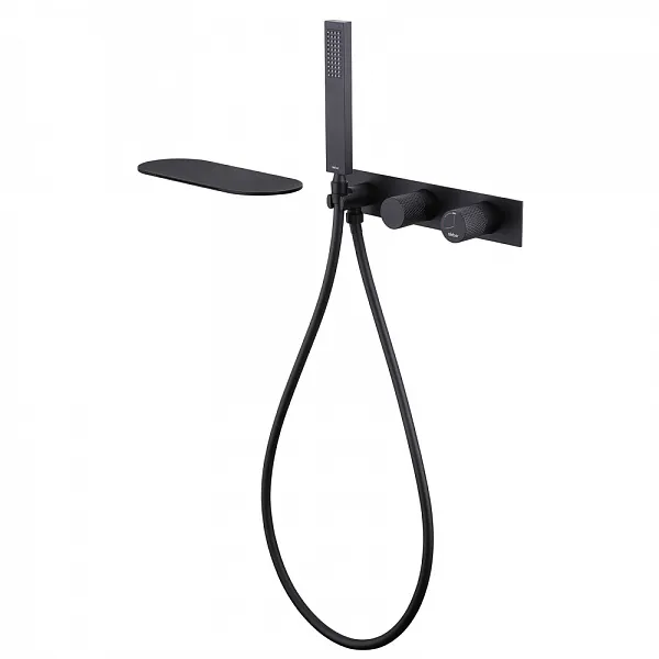 Смеситель для ванны с душем ABBER Rund AF8731B фото 2