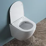 Унитаз BelBagno Uno BB3105CHR/SC подвесной безободковый быстросъемное с микролифтом фото 3