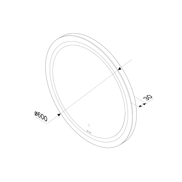 Зеркало AM.PM X-Joy 60x60 M85AMOX0601WG с подсветкой фото 10