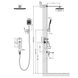 Душевой комплект TIMO Helmi SX-4099/03SM фото 2