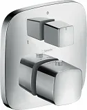 Термостат Hansgrohe PuraVida 15771000 для ванны с душем с внутренней частью фото 1