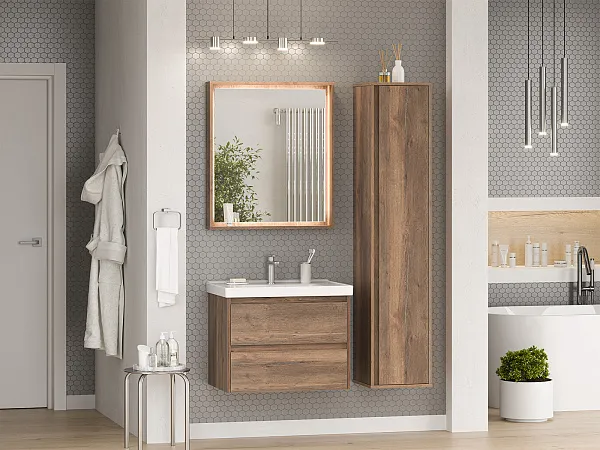 Зеркало Brevita Dallas 70x80 DAL-02070-074 с подсветкой фото 5