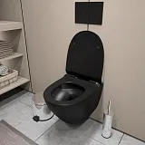 Унитаз подвесной Teymi Milana Pro Vortex W00160 подвесной безободковый с микролифтом фото 5