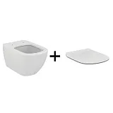 Унитаз Ideal Standard Tesi ZZ0001 подвесной безободковый с сиденьем микролифт фото 1