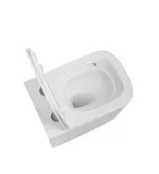 Унитаз подвесной Iberica Blanca Toledo Alto IB.TLA.234.1B1 безоободковый с микролифтом фото 12