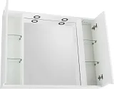 Зеркало-шкаф BelBagno Marino 100x75 MARINO-SPC-1000/750-2A-BL-P с подсветкой фото 4