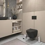 Унитаз подвесной Teymi Milana Pro Vortex W00160 подвесной безободковый с микролифтом фото 3
