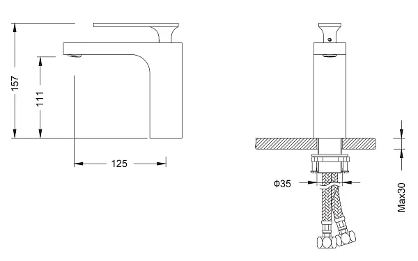 Смеситель для раковины TIMO Torne 4361/03F фото 2
