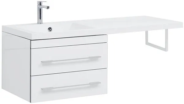 Тумба с раковиной Aquanet Верона 120 239789 подвесная фото 1