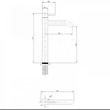 Смеситель для раковины ABBER Wasser Kreis AF8111RG фото 5