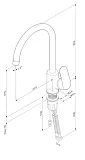 Смеситель Am.Pm Like F8007S22 для кухонной мойки фото 8