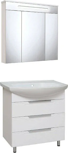 Мебель для ванной Runo Верона 75 напольная фото 2