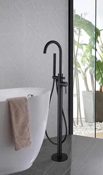 Смеситель для ванны с душем ABBER Wasser Kreis AF8115B фото 2