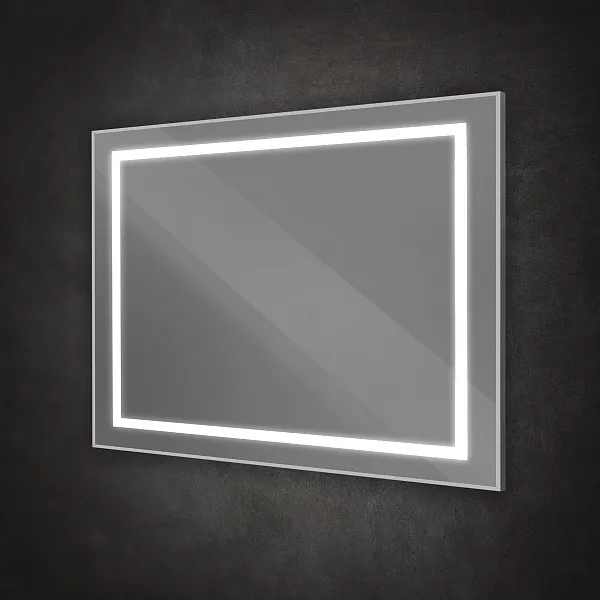 Зеркало BelBagno Kraft 100x80 SPC-KRAFT-1000-800-SENS-AL с подсветкой фото 4