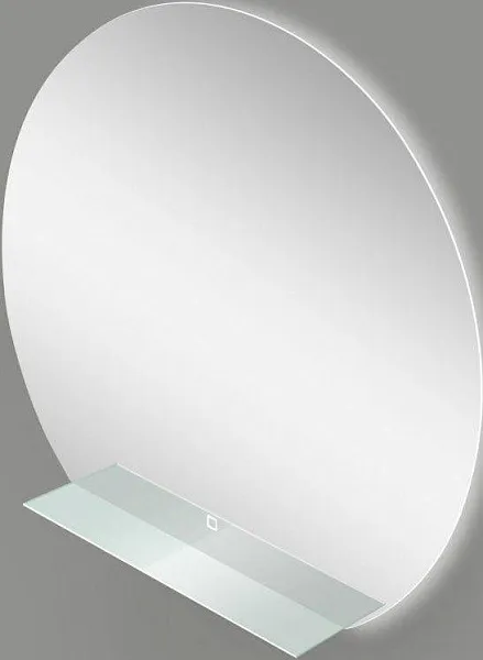 Зеркало BelBagno 100x100 SPC-RNG-1000-LED-TCH-MENS с подсветкой с полочкой фото 1
