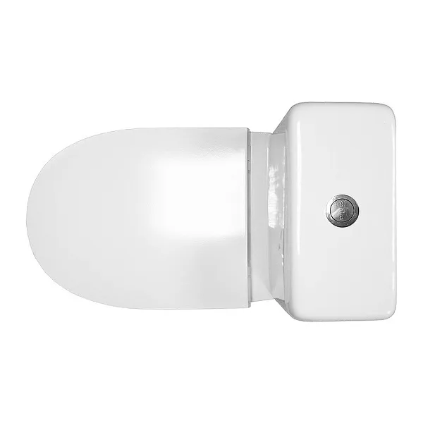 Унитаз-компакт Sanita Марс WC.CC/Mars/2-DM.Rim/WHT.G/S1 напольный безободковый с сиденьем микролифт фото 4