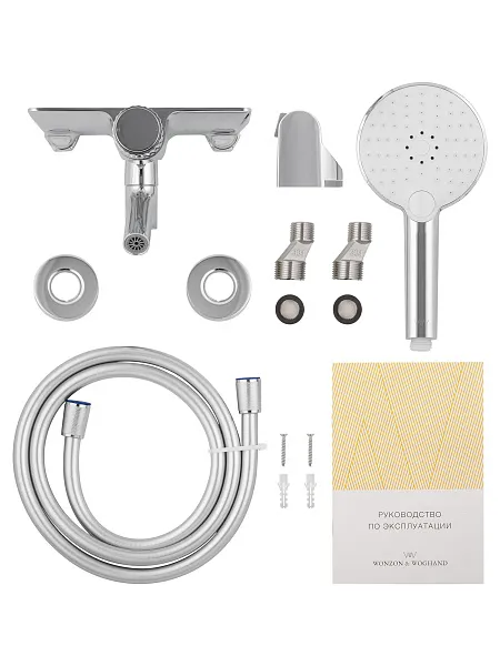 Смеситель для ванны с душем Wonzon & Woghand CLICK WW-FE05L221-CR фото 8