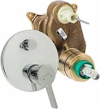 Смеситель Hansgrohe Metris S 31465000 для ванны с душем с внутренней частью фото 2