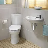 Унитаз-компакт Vitra Arkitekt 9754B003-7201 напольный угловой с микролифтом фото 2