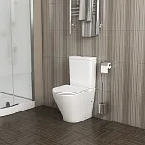 Унитаз-компакт Grossman GR-4450MS напольный безободковый с микролифтом фото 5