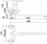 Смеситель Milardo Helic HELSB02M10 универсальный фото 3