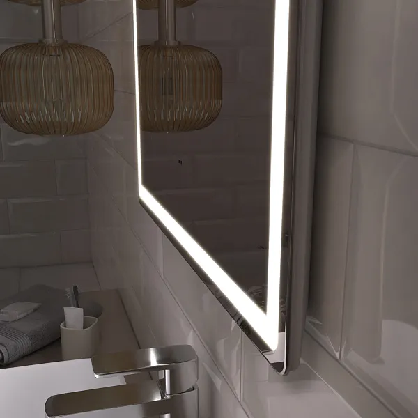 Зеркало Vigo Geometry Comfort 70x100 4640027149540 с подсветкой фото 6