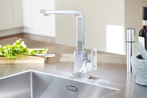 Смеситель Grohe Eurocube 31255000 для кухонной мойки фото 3