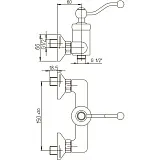Смеситель для душа PAINI Duomo 88PJ511 фото 5