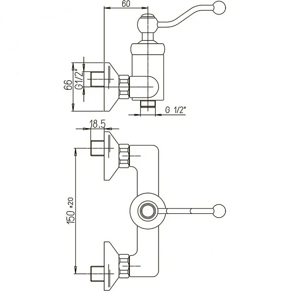 Смеситель для душа PAINI Duomo 88PJ511 фото 5