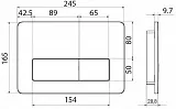 Смывная клавиша для унитазов Iddis Unifix UNI10B0i77 фото 3