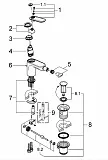 Смеситель Grohe Veris 32193000 для биде фото 2