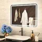 Зеркало Mixline Адриана 80x100 4620077042060 с подсветкой фото 1