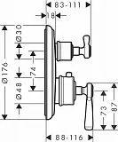 Термостат Axor Montreux 16801820 для душа фото 2