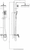 Душевая стойка D&K Venice.Baciano DA1033701B14 фото 4