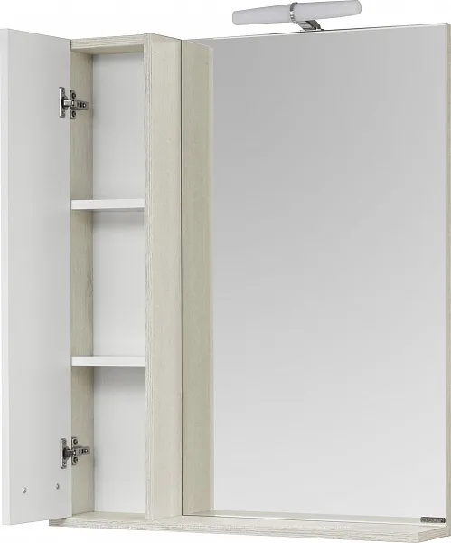 Зеркало Акватон Бекка PRO 70x85 см 1A214702BAC20 левое с подсветкой фото 2