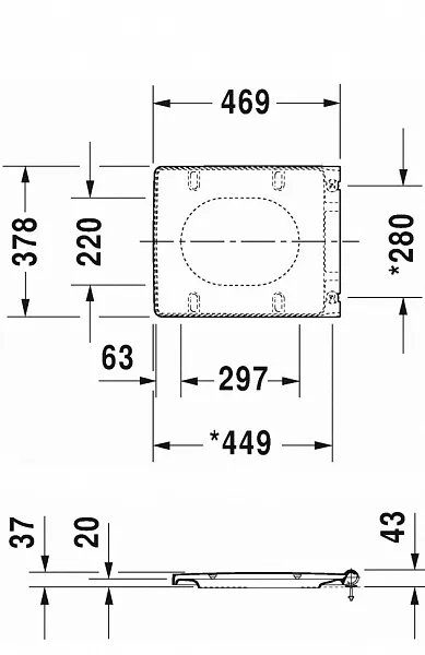 Крышка-сиденье Duravit Vero Air 22090000 с микролифтом фото 2