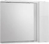 Зеркало-шкаф BelBagno Marino 80x75 MARINO-SPC-800/750-1A-BL-P-R правое с подсветкой фото 1